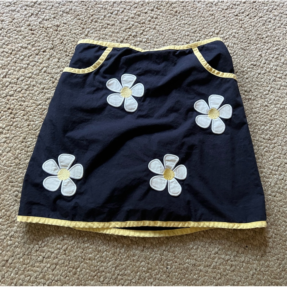 Little Girls size 8 Lands end Flower Skirt